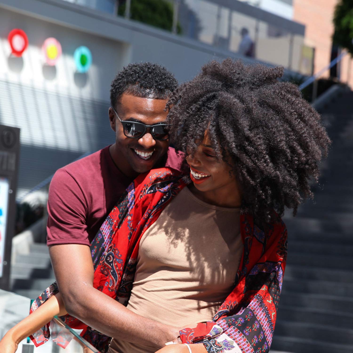 Image of Happy Couple Embracing