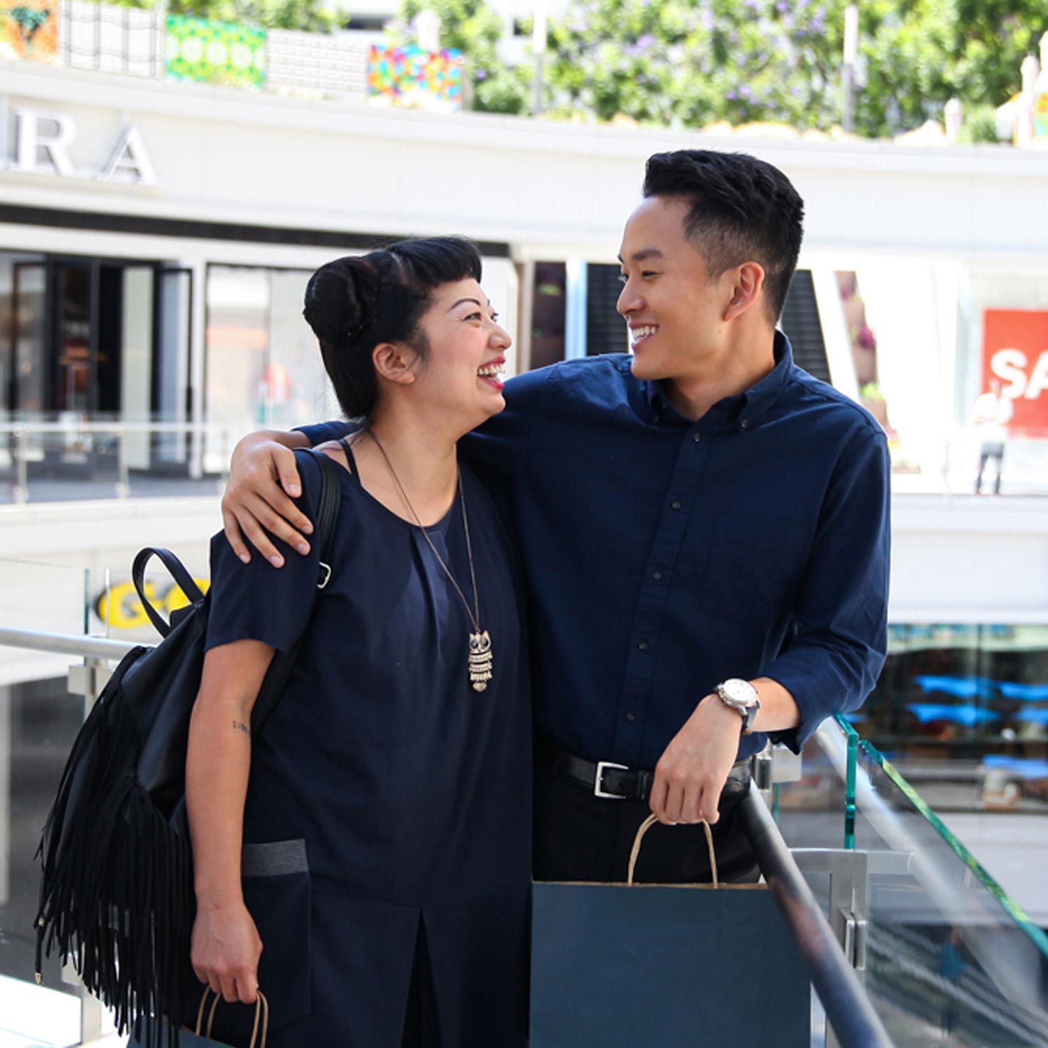 Image of Happy Couple Looking at Each Other