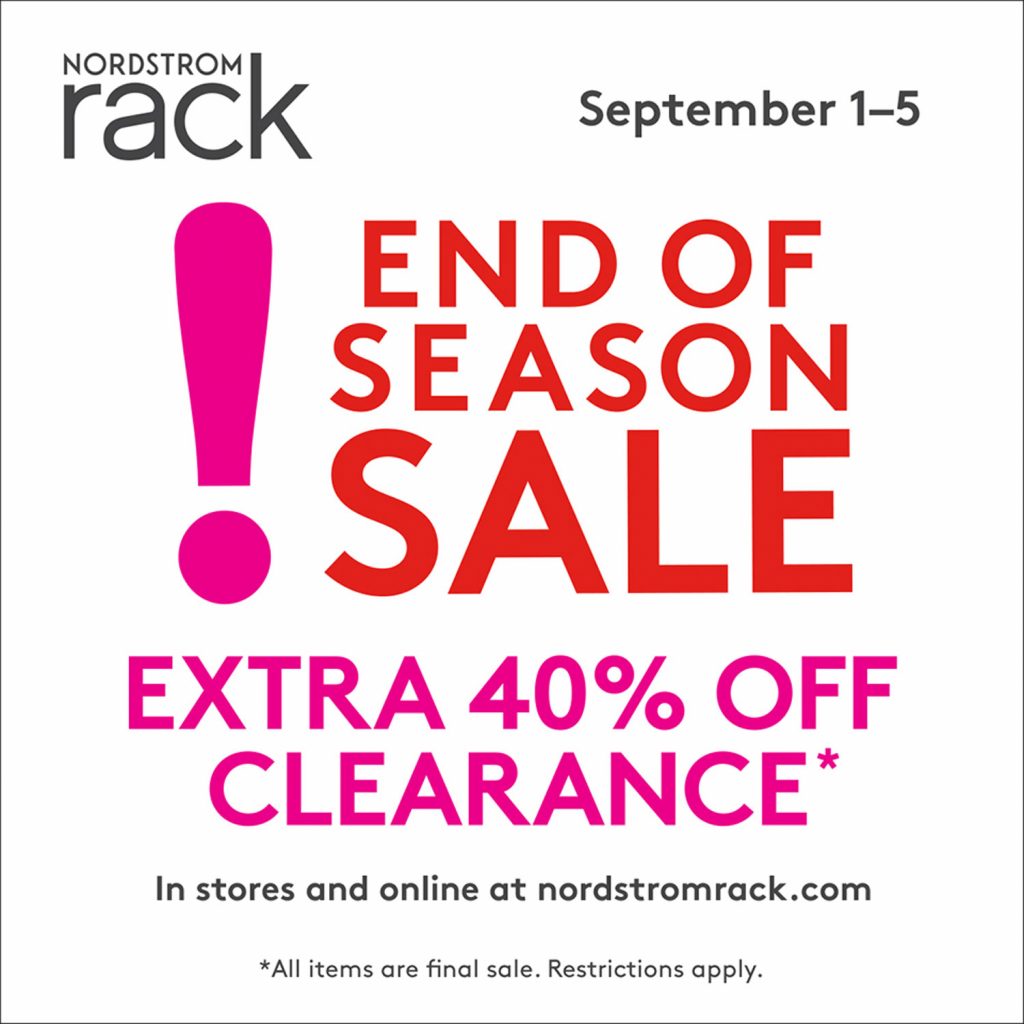 End of Season Sale